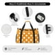 thumbnail image 4 of Disketp Orange And White Polka Dot Bolsa de Viaje Tipo Duffle, Bolso de Mano para Fin de Semana para Mujer, Bolsa de Gimnasio Ligera para Hombre, Esencial para Viajes, 4 of 7
