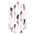 thumbnail image 4 of Cardigans pour Femmes Tailles Plus Cardigan à Manches Longues Imprimé Floral à la Mode pour Femmes Veste Haut Cardigans Légers pour Femmes en Liquidation, 4 of 6