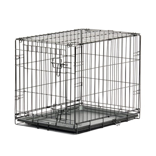 Blue Beagle Easy to Clean 24" Steel Folding Pet Kennel for Small Dogs