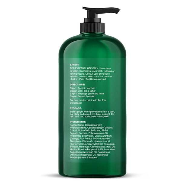 Botanic Shampooing au Thier Hearth, Vitamine C, Menthe Poivre, Huile de  Lavande et de Romarin, Combat les Pellicules et le Cuir Chevelu Sec, 16 fl  oz - Walmart.ca