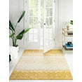 thumbnail image 2 of Rugs.com Moroccan Trellis Collection Rug – 6 Ft Square Ivory And Yellow Medium Rug Perfect For Living Rooms, Kitchens, Entryways, 2 of 5