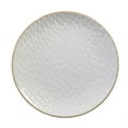 thumbnail image 2 of Evergreen Ceramic Debossed Dinner Plate Picket Porcelain, 2 of 3