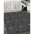thumbnail image 3 of Ahgly Company Machine Washable Indoor Rectangle Transitional Charcoal Black Area Rugs, 8' x 10', 3 of 7