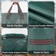 thumbnail image 3 of 3Pack Heavy Duty Yard Waste Bags - 272L Reusable Garden Bags with Handles - Industrial Fabric for Leaves Waste Debris - Waterproof Garden Waste Bags, 3 of 5