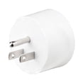 thumbnail image 3 of adaptador doméstico,Adaptador de enchufe de viaje Tomas de corriente,Estándar americano blanco universal con a tierra,Convertidor de viaje Enchufe de salida de pared CUTICAT adaptador doméstico, 3 of 8