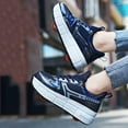 thumbnail image 5 of Yunkctuk Kids Roller Skate Shoes with 2 Detachable Wheels, Sneakers for Boys Girls Birthday Thanksgiving Christmas Day, 5 of 6