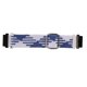 thumbnail image 1 of Correa de nailon ajustable de repuesto para reloj Fenix 7S, 6S y 5S, color azul y blanco., 1 of 14