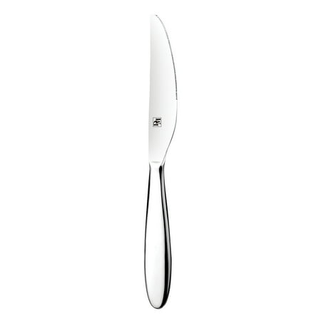 D&M Dinner Knife 12-Pack Flatware Set, Stainless Steel Silverware Mirror