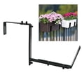 thumbnail image 4 of Flower Pot Bracket Adjustable Deck Railing Planter Box Bracket for Potted Plants Flowers Window Boxes Corrosion-resistant Wall-mounted Plant Holder, 4 of 8