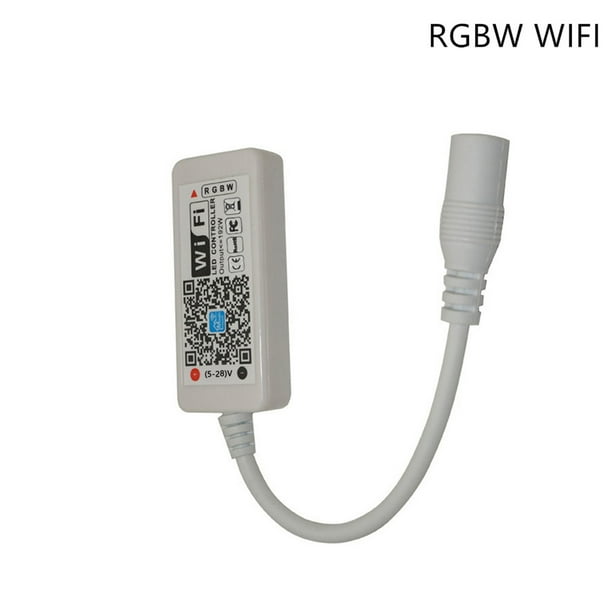 Inicio DC5V 12V 24V Bluetooth Controlador inalámbrico WiFi RGB / RGBW IR RF Controlador LED, Mini RGBW wifi Scienceny EL3132-02B