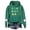 Green2, variant on HAiming Hoodies for Women Casual St Patricks Day Hooded Sweatshirts Shamrock Print Pullover Tops with Pocket