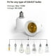 thumbnail image 4 of Paquete de 25 Adaptadores E12 A E26, Portalámparas E12 A Base Media, Convertidor E26 E27, Adaptador de Portalámparas, Portalámparas para Candelabros, 4 of 9
