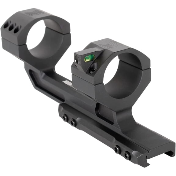Monstrum Next Level Series Offset Scope Mount with Integrated Anti-Cant Level Bubble | 1 inch Diameter