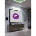 thumbnail image 6 of "Lips Colors Purple" Framed Painting Print, 6 of 6