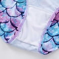 thumbnail image 6 of URMAGIC 4-12T Child Girls One Piece Ruffle Swimsuit Criss Cross Bathing Suit Swimwear, 6 of 9