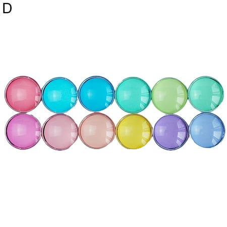 

12PCS Glass Fridge Magnets Refrigerator Magnets for Organizing Cabinet Whiteboard Colorful Decoration Magnets for Map Kid s Drawing Message Card Using