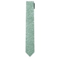 thumbnail image 3 of Jacob Alexander Boys' Prep Floral Regular Self-Tie Cotton Neck Tie - Dusty Sage, 3 of 7