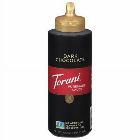 Torani Dark Chocolate Sauce 16.5 oz – Pack of 2
