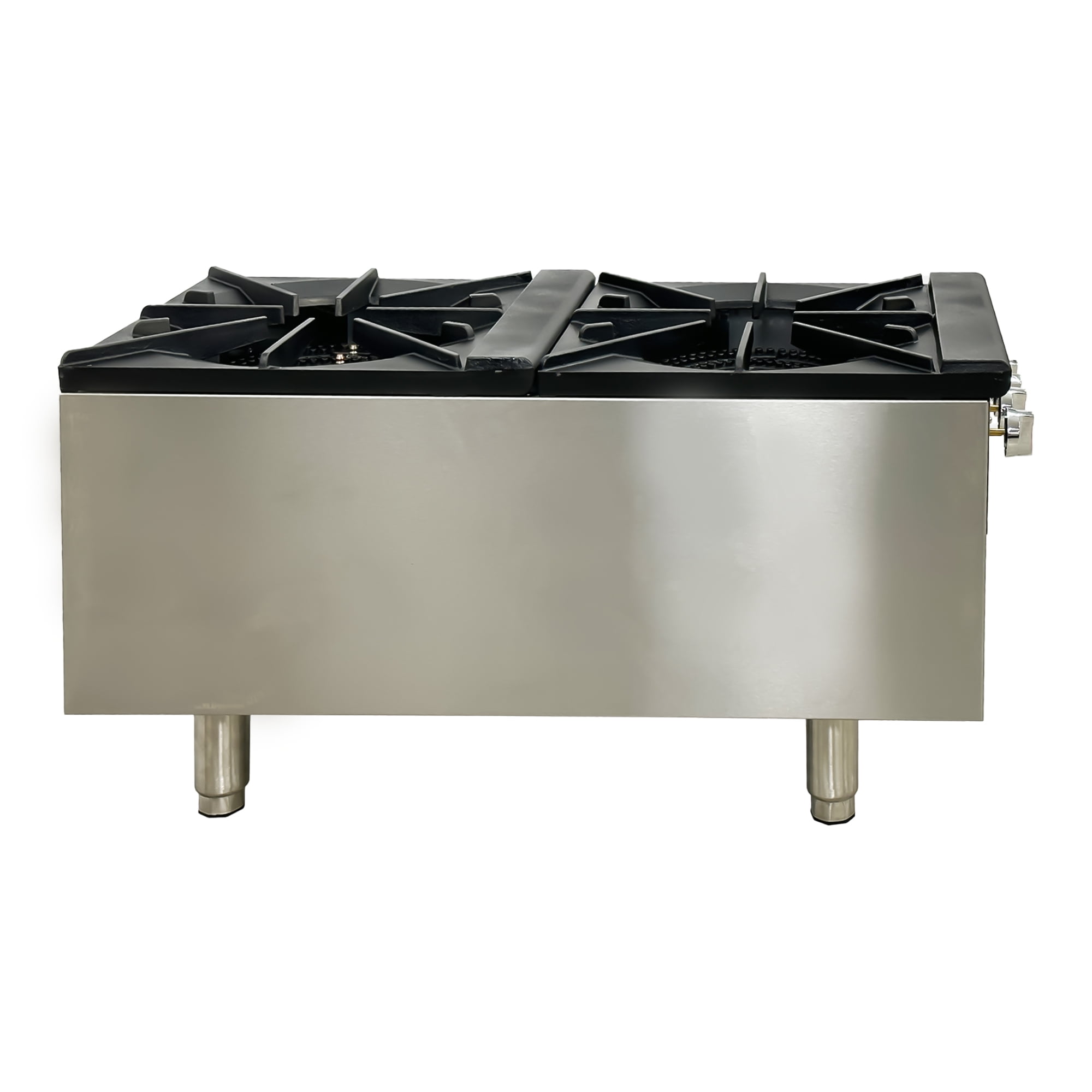 18 in. Commercial Double Hole Stock Pot Range 152,000 BTU