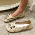 thumbnail image 4 of TOWED22 Chaussures de Travail Plates Confortables à Bout Pointu pour Femmes (Kaki, 7), 4 of 5