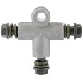 thumbnail image 2 of Adaptador De Manguera De Freno De 3 Vías De 10 Mm Conector De Manguera En T De Línea De Freno Hidráulico De Motocicleta Adaptador En T De Acoplamiento De Tubería De Metal Para Vehículos Todo Terreno Speravity VI004902-00, 2 of 7