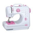 thumbnail image 6 of VIFERR Electric Sewing Machine Crafting Speed Crafting Mending Machine Portable Mini with 12 Built-in Stitches, 2 Speeds Double Thread, Embroidery,Foot Pedal for Beginners and Kids (White and Pink), 6 of 10