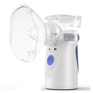 Jademall Mini Humidifier, Portable Nebulze Humidifier with Mask Low Noise Nebulze for Home Care Travel - White