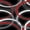 Red Black White Gray, variant on Erosebridal Abstract Circular Ring Pattern Zipper Twin Comforter Sets with Fitted Sheet and 2 Pillowcases,Gradient Curve Print Zipper Bedding Set,Black White Gray,Black Reversible