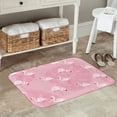 thumbnail image 5 of Kdxio Pink Flamingos and Flowers,16" x 24", Non-Slip Front Door Mats,Outdoor Welcome Mat Washable, 5 of 9