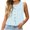 *Blue, variant on VBVC Women's Striped Button Down Tank Tops , Ladies' Loose Fit Sleeveless Blouse , Casual Summer Shirts For Women, S-2XL