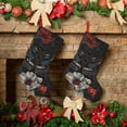 thumbnail image 6 of Lsque Midnight Butterfly Floral Dream Pattern 18 Inch Christmas Stockings, Festive Holiday Stocking for Christmas Decorations Holiday Decor, 6 of 8