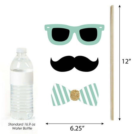 Big Dot of Happiness LA Livin' - Hollywood California Party Booth Props Kit - 20 Count