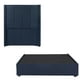 thumbnail image 1 of Box Base Cama Individual + Cabecera Nizza Dicasa Azul, 1 of 6