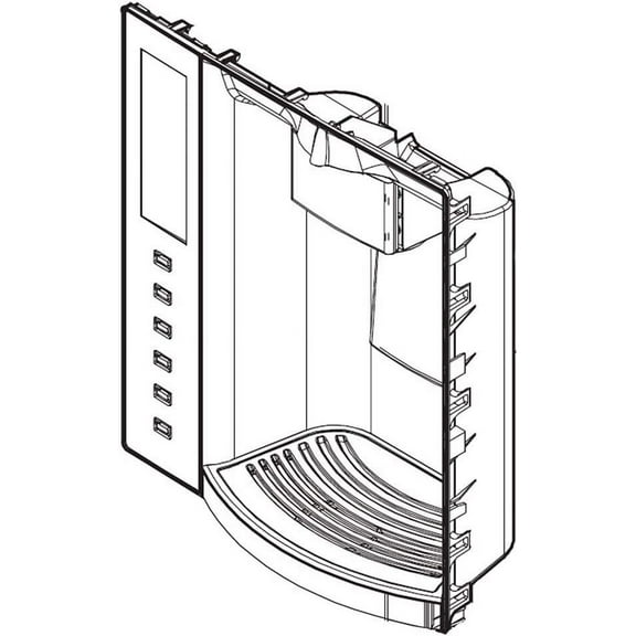 LG Genuine OEM ACQ87270806 Refrigerator Dispenser Cover Assembly