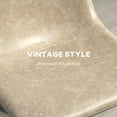 thumbnail image 4 of HOMCOM Tabourets de Bar Ensemble de 2, Tabourets de Bar Hauteur avec Dossier, Beige, 4 of 9