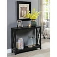 thumbnail image 4 of Home Square 2 Piece Rectangular Console Table Set in Black, 4 of 4