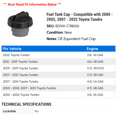 thumbnail image 2 of Fuel Tank Cap - Compatible with 2000 - 2002, 2007 - 2022 Toyota Tundra 2001 2008 2009 2010 2011 2012 2013 2014 2015 2016 2017 2018 2019 2020 2021, 2 of 2