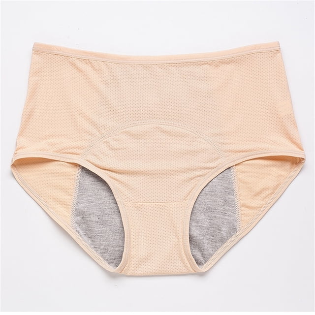 Plus Size Physiological Pants, 40-150KG Leak Proof, High Waisted, Aunt Sanitary