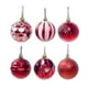 thumbnail image 1 of Billuyoard Bola colgante de plástico para árbol de Navidad, 12 piezas, extraíble, 12 patrones, adorno para oficina, centro comercial, festival, Kits de decoración para fiestas Rojo Billuyoard HA008097-01, 1 of 6