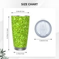 thumbnail image 4 of Rateoe Lime green glitter Printed Car Guy Gifts for Men Women Tumbler - 20oz/590ml Double Wall Vacuum Insulated Stainless Steel Travel Tumbler Cups with Lid & Straw-Straw Two-piece Set, 4 of 8