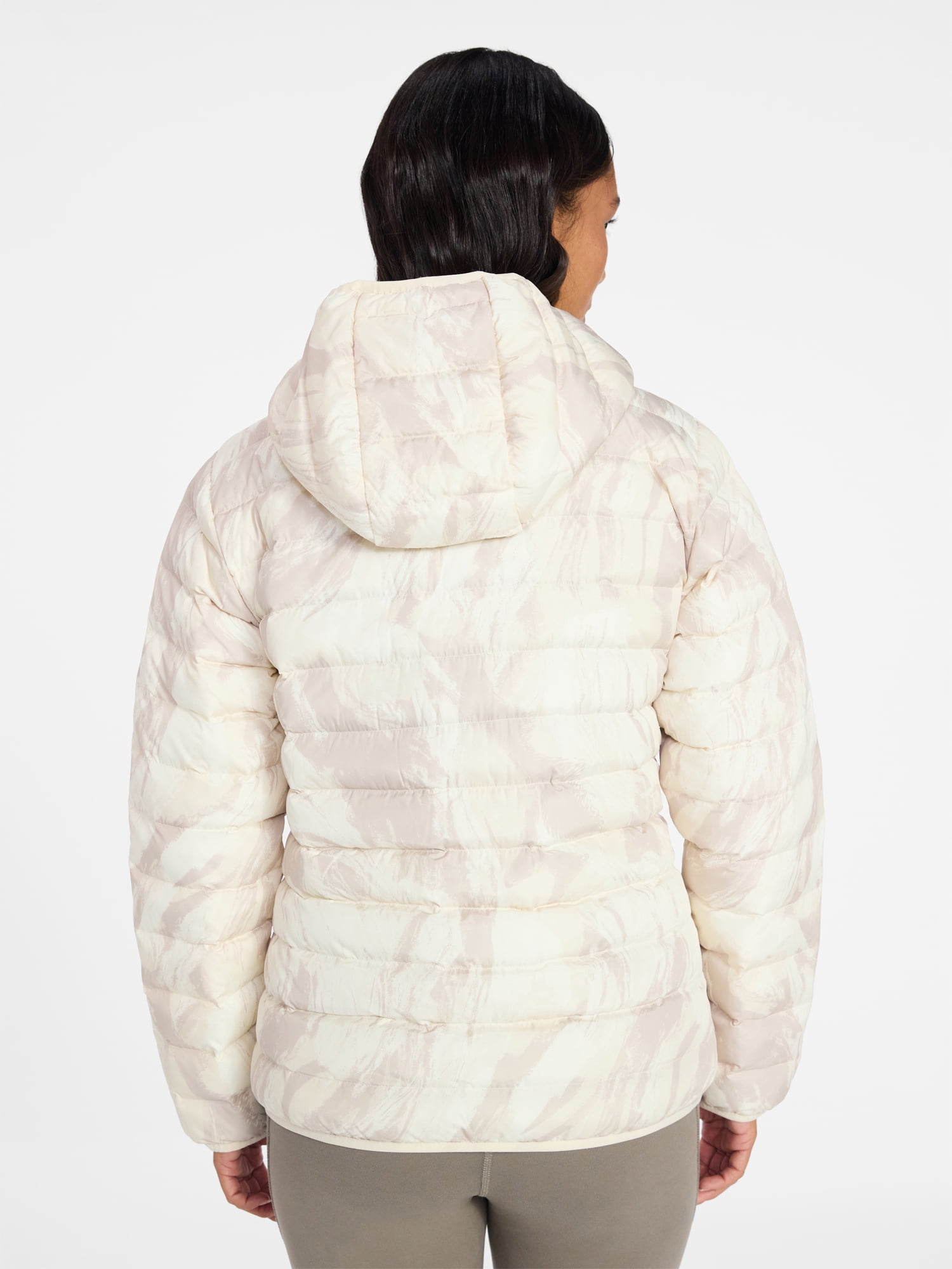 Ozark Trail Women's and Women's Plus Size Core Puffer Jacket with Hood, Sizes XS-3X