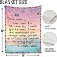 thumbnail image 2 of Gift for Mom Blanket from Daughter - Son - Children for Christmas, Dear Mom to My Mom Letter Blanket, Happy Birthday Mom Gifts from Daughters Sons, Mom Blanket for Mother Mommy Mama, 2 of 6