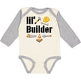 thumbnail image 3 of Inktastic Lil Builder Future Construction Worker Boys or Girls Long Sleeve Baby Bodysuit, 3 of 5