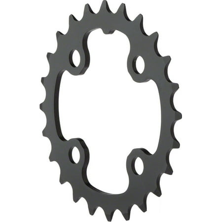 TruVativ/SRAM 24T x 64mm 9 Speed/ 2x10 Chainring Black Alloy