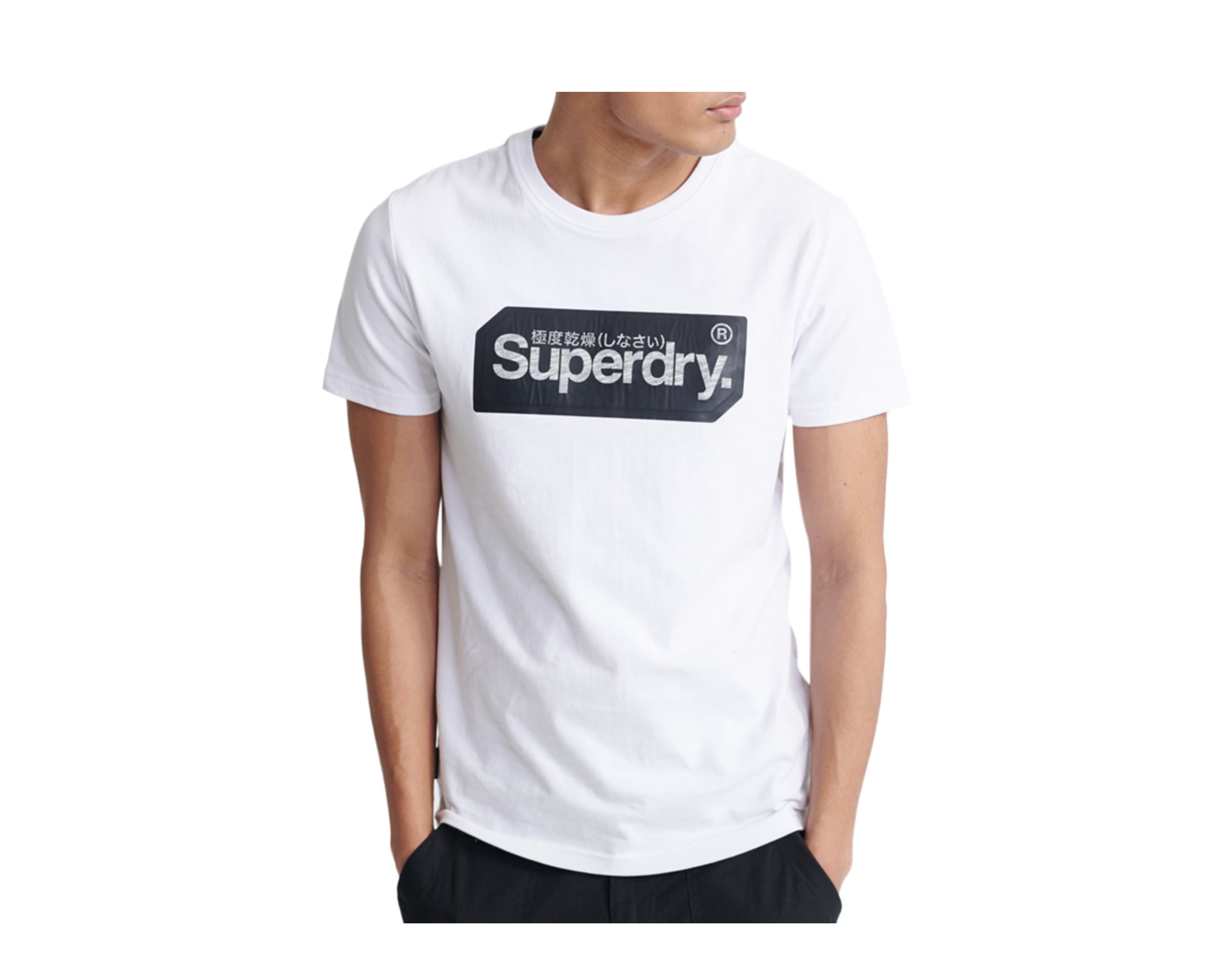 Superdry Mens T Shirts T-Shirt TShirt Core Logo Cotton Crew Tops Tee Shirt Size 