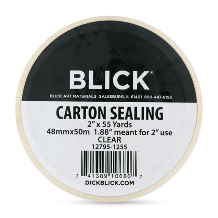Blick Clear Carton Sealing Tape - 2" x 55 yds