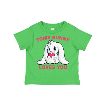 

Inktastic Some Bunny Loves You Gift Toddler Boy or Toddler Girl T-Shirt