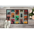 thumbnail image 2 of Lots of Black Schnauzer Indoor or Outdoor Mat 18x27 27 in x 18 in, 2 of 5