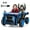 blue, variant on Towallmark 24V 2 Seater Electric Ride on Toys for Kids, 2WD/4WD Switchable Ride on UTV Dump Truck w/ Dump Bed, Extra Shovel, LED Lights, Bluetooth & Music, Blue