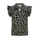 thumbnail image 3 of Camisetas de Manga Corta de Verano para las Mujeres, Estampado Cuello en V, Camiseta de Manga Corta para las Mujeres, 3 of 6